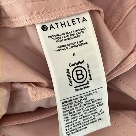 Athleta Vienna Cargo Orchid Pink Pants - Picture 7 of 8